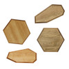 Geometry Nordic Wooden Office Table Storage Plate Chic Scandinavian Elegant Luxury Office Desk Storage Tray Cupcake Organizer