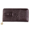 Genuine Leather Wallet Women Luxury Brand Alligator Vintage Zipper Women's Wallets and Purses Designer Female Slim Coin Purse