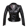 Genuine Leather Jacket Women Sheepskin fashion covered button Jaqueta De Couro Womens Coats And Jackets Winter 2016 Black