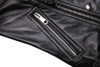 Genuine Leather Jacket Women Sheepskin fashion covered button Jaqueta De Couro Womens Coats And Jackets Winter 2016 Black