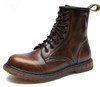 Genuine leather High-quality Men Boots Military winter boots men shoes fashion men botas zapatos hombre boots men