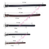 Genuine Leather Dog Collar Simple Design Puppy Harness Adjustable Small Dog Neck Strap Collar