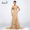 Dressv Cheap Champagne Evening Dresses 2017 Draped One Shoulder Long Chiffon Prom Dresses Robe de Soiree Formal Party Dresses Dressv Cheap Champagne Evening Dresses 2017 Draped One Shoulder Long Chiffon Prom Dresses Robe de Soiree Formal Party Dresses