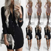 Dress 2017 Women Summer Dresses Summer Sleeve Casual Shirt Dress Mini Vintage Party Dresses