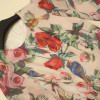 Dress 2016 Summer European New Fashion Women Long Sleeve Rose and Birds Print Elegant Above Knee High Quality Dress