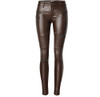 Dreamskull Women's Stretchy Skinny Motorcycle Pu Leather Pants Sexy Leggings