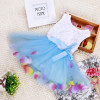 DreamShining Summer Baby Girl Dress Bow Floral Girls Princess Dresses Baby 1 Year Birthday Dress Ball Gown Children Clothes
