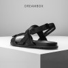 dreambox 2017 Summer British leisure breathable dew toe Roman sandals men's beach shoes