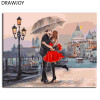 DRAWJOY Painting Calligraphy Framed Picture Painting By Numbers Home Decor DIY Oil Painting On Canvas For Living Room 40*50cm