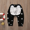 Adorable Kid Baby Cartoon Monster Pants Toddler Baby Boy Girl Cartoon Bottom Pants Harem Leggings Pants Trouser Unisex Long Pant