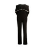 Adogirl Rompers Womens Jumpsuit Black Ruffles Jumpsuit Sexy Off Shoulder Slash Neck Bodysuit Women Cape Sexy Bodycon Jumpsuits