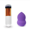 AddFavor 2pcs Makeup Set Kit Foundation Powder Makeup Brushes BB Cream Contour Brush Cosmetic Sponge Puff Beauty Tools