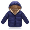 Actionclub Winter Thickening Children Clothing Cotton Hooded Baby Girls Boys Winter Outwear Pure Color Coat Kids Winter Clothing