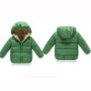 Actionclub Winter Thickening Children Clothing Cotton Hooded Baby Girls Boys Winter Outwear Pure Color Coat Kids Winter Clothing