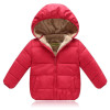 Actionclub Winter Thickening Children Clothing Cotton Hooded Baby Girls Boys Winter Outwear Pure Color Coat Kids Winter Clothing