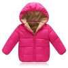 Actionclub Winter Thickening Children Clothing Cotton Hooded Baby Girls Boys Winter Outwear Pure Color Coat Kids Winter Clothing