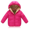 Actionclub Winter Thickening Children Clothing Cotton Hooded Baby Girls Boys Winter Outwear Pure Color Coat Kids Winter Clothing