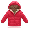 Actionclub Winter Thickening Children Clothing Cotton Hooded Baby Girls Boys Winter Outwear Pure Color Coat Kids Winter Clothing