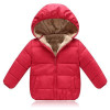 Actionclub Winter Thickening Children Clothing Cotton Hooded Baby Girls Boys Winter Outwear Pure Color Coat Kids Winter Clothing