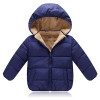Actionclub Winter Thickening Children Clothing Cotton Hooded Baby Girls Boys Winter Outwear Pure Color Coat Kids Winter Clothing