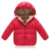 Actionclub Winter Thickening Children Clothing Cotton Hooded Baby Girls Boys Winter Outwear Pure Color Coat Kids Winter Clothing