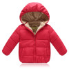 Actionclub Winter Thickening Children Clothing Cotton Hooded Baby Girls Boys Winter Outwear Pure Color Coat Kids Winter Clothing