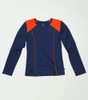 Active Long Sleeve Rashguard - Navy with Orange