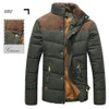 ACTIONCLUB Mens Winter Jacket Men Winter Splicing Cotton-Padded Coat Jacket Winter High Quality Winter Jacket Men