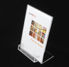 Acrylic sign clip Datasheet leaflet sign label holder frame desktop table name card holder display rack