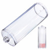 Acrylic Cotton Swab Organizer Box Portable Round Container Storage Case Make up Cotton & Pad Box For Home Hotel Office