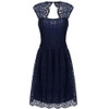 ACEVOG Women 2017-2017 summer lace dress for women casual elegant high waist Black 5 color S/M/L/XL/XXL sexy vestidos