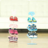 Cartoon animals stereo children shoe rack console shoe organizer frame vertical shoe rack 67cm free shipping