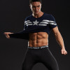 Captain America T Shirt 3D Printed T-shirts Men Avengers iron man Civil War Tee Cotton Fitness Clothing Male Crossfit Tops