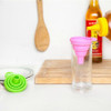 ISHOWTIENDA Silicone Gel Foldable Collapsible Style Funnel Hopper Kitchen cozinha cooking tools Accessories gadgets outdoor