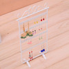 Iron Four Layer Earrings Jewelry Standing Rack Shelf Jewelry Storage Rack Holder Jewelry Organizer Metal Stand Organizer Holder