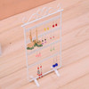 Iron Four Layer Earrings Jewelry Standing Rack Shelf Jewelry Storage Rack Holder Jewelry Organizer Metal Stand Organizer Holder