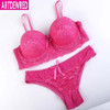 Intimates Set Women Sexy plus size Bra Sets Embroidered Lace Bra And Pantie Set BC 36 38 40 42 Sexy Lingerie Set Brassiere suit
