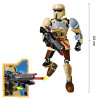 A Star Wars Story Rogue One Buildable Figure Imperial Death Trooper Sergeant Jyn Erso K-2SO Imwe Malbus Building Block Toy