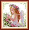 A Beautiful Angel,counted print on the canvas DMC 14CT 11CT Cross Stitch kit,embroidery needlework Sets,Girl handmade Home Decor