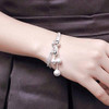 Silver Plated Crystal Beads Jewelry Set