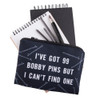 99 BOBBY PINS 3D Print simple make up bag 2017 Fashion Cosmetic case women trousse de maquillage neceser organizer pencil case