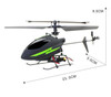 917 single paddle 4 channel 2.4G remote control model rc helicopter toy gift