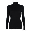 90%Natural Silk 10%Cotton Women pullovers Turtleneck rib knit shirt long sleeve Solid sweater Basic top 2016 Fall Winter
