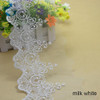 9.5cm width Cotton embroid lace sewing ribbon guipure lace african lace fabric trim warp knitting DIY Garment Accessories #3044
