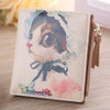 9 Style Fashion NEW Summer Cartoon Cat Women Wallets Brand Female Thin Short Wallet Clutch Purse