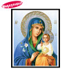 Megayouput 5D diy diamond painting cross stitch 3d diamond embroidery diamond mosaic religion Our Lady picture home decor gift