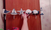 Mediterranean Style Hook Clothes Rack Cloth Hook Wall Hook Robe Hook for Bathroom Acces Home Decoration Accessories