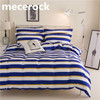 Mecerock Newest Geometric Pattern Polyester Bedding Sets Hot Sales Duvet Cover Set Single Double Queen King Size