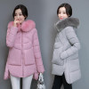 MECEBOM Women's Jacket Winter 2017 New Medium-Long Cotton Parka Plus Size Coat Slim Ladies Casual Clothing