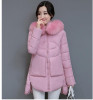 MECEBOM Women's Jacket Winter 2017 New Medium-Long Cotton Parka Plus Size Coat Slim Ladies Casual Clothing